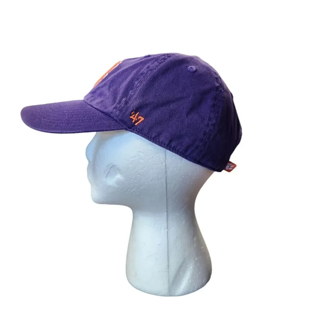 NEW 47 Clemson Tigers Paw Print Logo Adjustable Baseball Cap